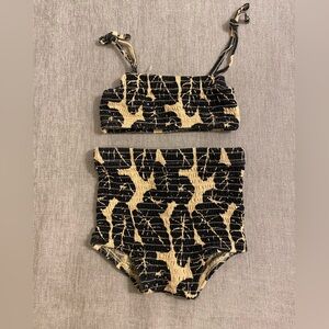 Kate Quinn Sun suit- Black and Beige